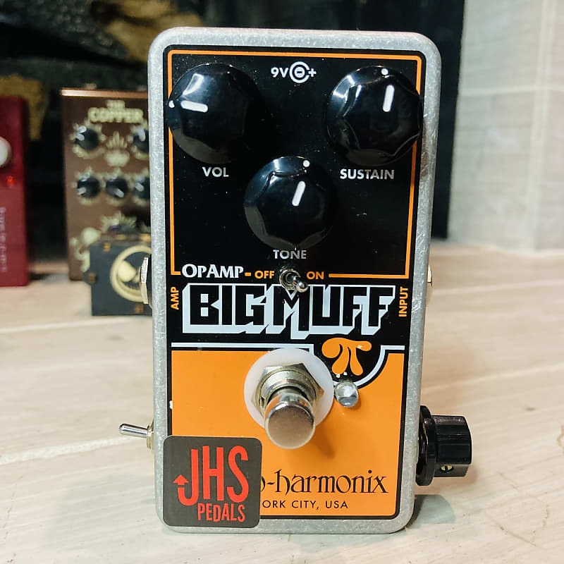 JHS Electro-Harmonix Op Amp Big Muff Pi Reissue with 