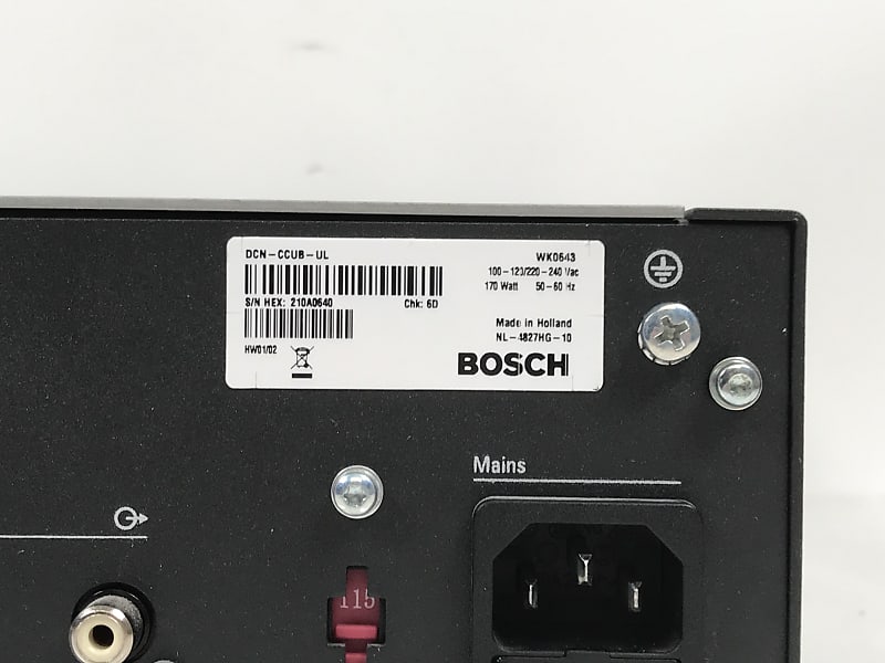 Bosch Communications Digital Congress Network DCN-CCUB-UL Central Control  Unit