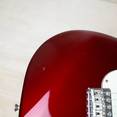 Fender Japan Exclusive Classic '60s Stratocaster MIJ 2015 Old Candy Apple Red w/ Hard Case image 10