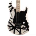 EVH Striped Series White with Black Stripes