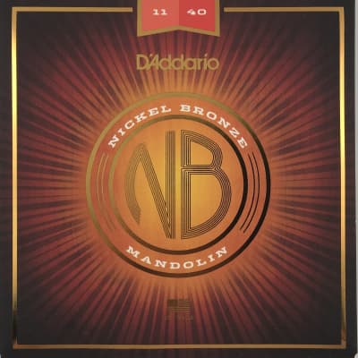 D'Addario NBM1140 Nickel Bronze Mandolin Strings - Medium (11-40) image 1