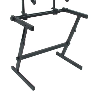 Quik Lok Z-726 Z FRAME 2-Tier Keyboard Stand - Height Adjustable with Fully Adjustable Second Tier Z726 **FREE SHIPPING!** image 2