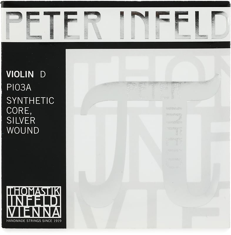 Thomastik-Infeld PI03A Peter Infeld Violin D String - 4/4 Size  Silver-wound image 1