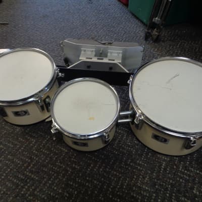 used CB Percussion set of marching band trips tom drums image 5