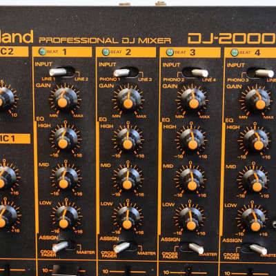 Roland DJ-2000 90s Professional 4 Channel Mixer With DSP