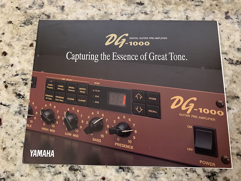 Yamaha DG1000 Brochure Reverb