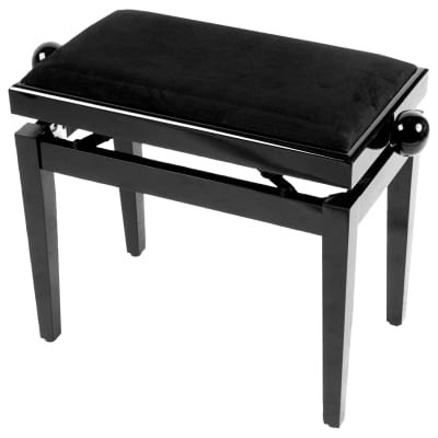 BANQUETTE PIANO RÉGLABLE GEWA DELUXE NOIR MAT