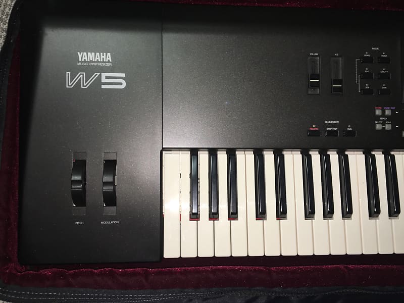 良品 YAMAHA ヤマハ W5 シンセサイザー 76鍵盤 純正ハードケース