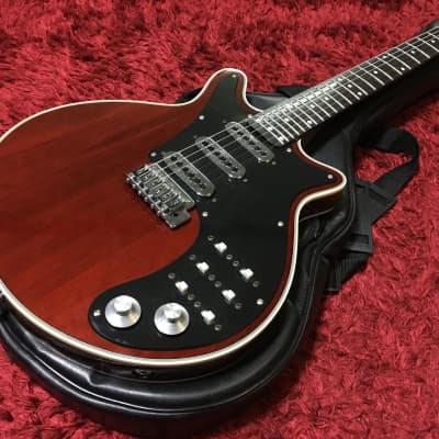 Good Burns LONDON Brian May Signature Model Electric Guitar Special Red Soft Case Used in Japan image 1