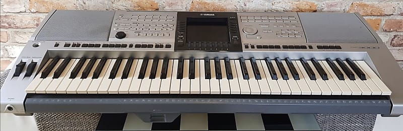 Yamaha PSR-3000 61鍵 シルバー Yamaha PSR-3000 61-Key Arranger Workstation 2000s - Gray