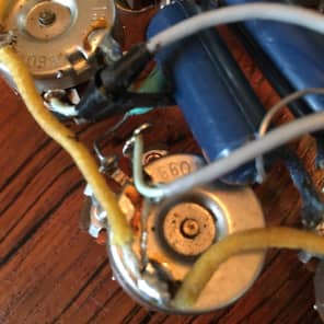 Rickenbacker 330/ 360/ 4005 wiring harness & pots 1966 stereo rick o sound original vintage USA image 4