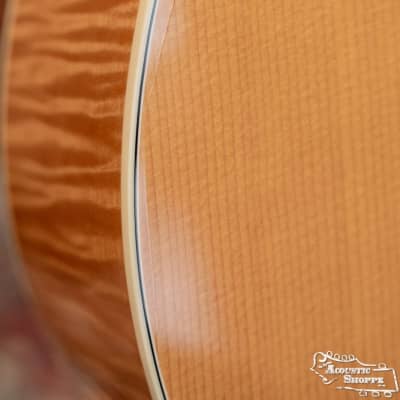 (Floor Model w/ Full Warranty) Preston Thompson Custom Shop OOOO-CWJMS Sitka/Figured Maple Acoustic Guitar #1404 image 20