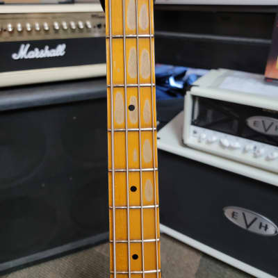Fender Custom Shop '58 Precision Bass Relic - Black paint over 3 Tone Sunburst image 7