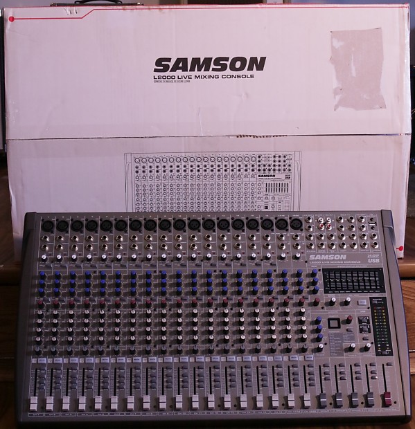 Samson L2000 L Series 20-Channel/4-Bus Mixer image 1