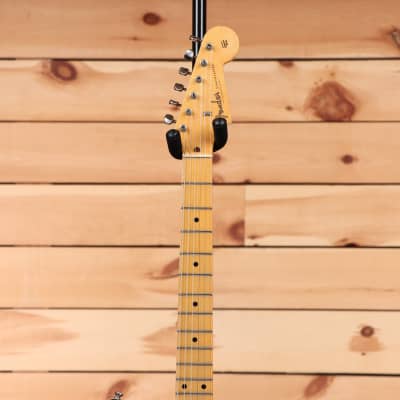 Fender Custom Shop Limited Dennis Galuszka Masterbuilt 1956 Stratocaster Journeyman Relic - Black - R98616 - PLEK'd image 5