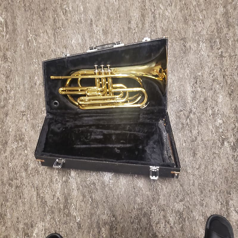 McBrowny Marching Valve Trombone (Flugabone) 90s - Lacquered Brass image 1
