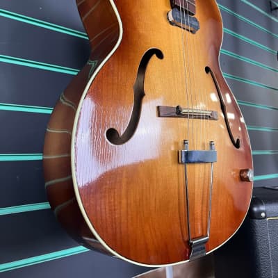 Hofner Congress Brunette c.1958 Hollow-Body Archtop Electro Acoustic Guitar image 3