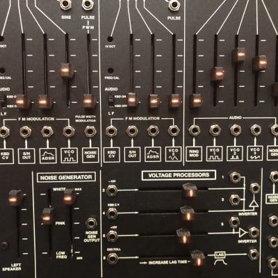 TTSH (ARP 2600 synthesizer clone) fader caps black image 1