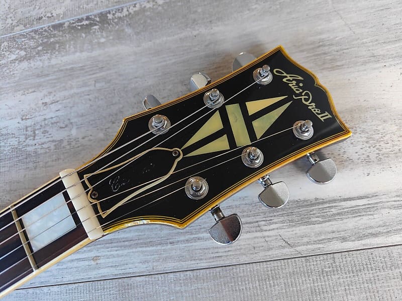 1978 Aria Pro II Japan LC-600 Les Paul Custom (Violin Finish) | Reverb