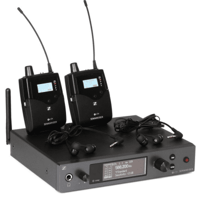 Sennheiser EW IEM G4-TWIN-GB Wireless In-Ear Monitoring System (GB Band 606 - 648 MHz)