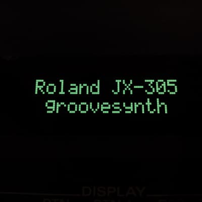 Roland JX-305 OLED Display Upgrade *Green* image 2