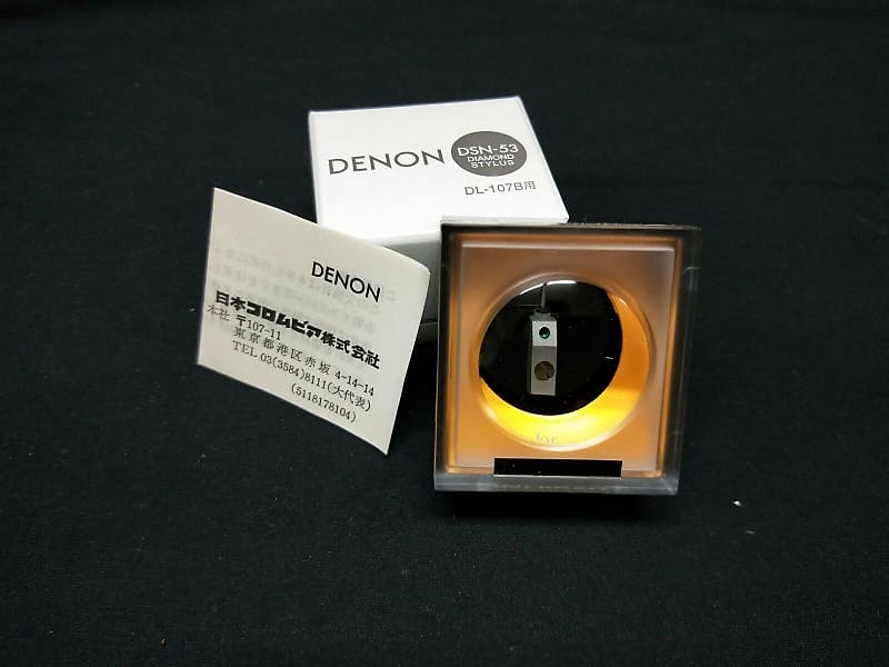 Denon DSN-53 Original Diamond Stylus Need For DL-107 With original Box  Unused