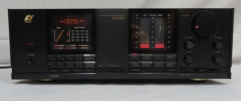 Vintage Sansui S-X1200 Stereo Receiver - 120 Watts Per Channel  			