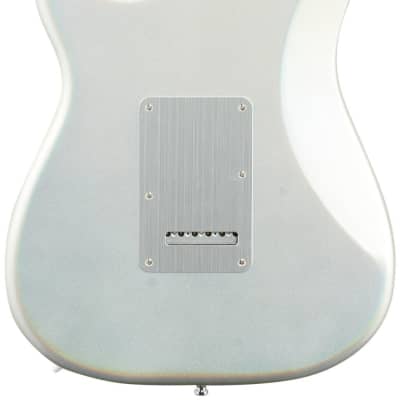 Fender H.E.R. Stratocaster Electric Guitar (with Gig Bag), Chrome Glow image 5