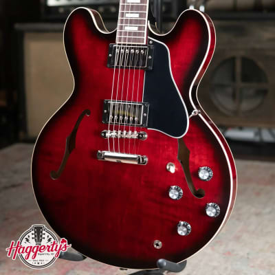 ギター Gibson ES-335 Figured Blood Moon Burst Gibson ES-335 Figured Semi-Hollow Electric Guitar Blood Moon