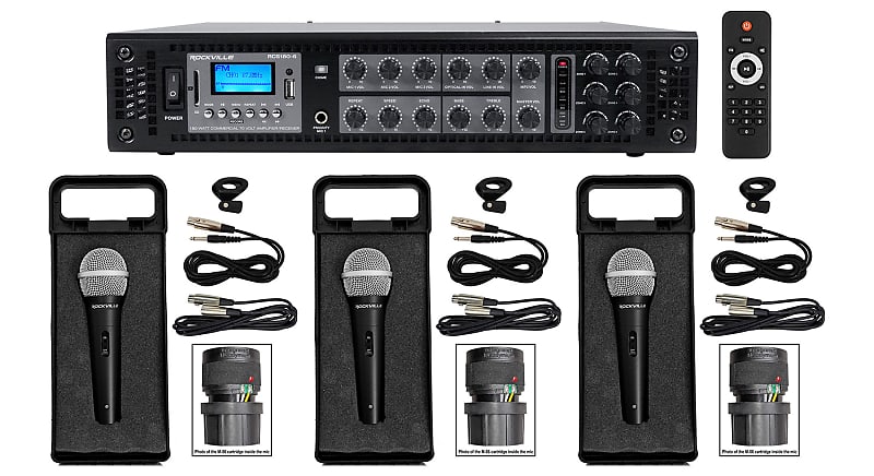 TC-Home Power Mixer Professional 4 Channel with USB Bluetooth 180W RMS 110V