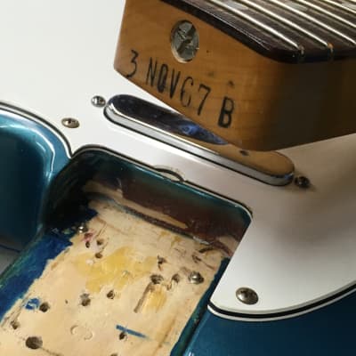 TL67 Custom Fender Relic Telecaster Ice Blue Metallic Vintage Amber Electric Guitar NOS Rare ’67 Spec Neck image 23