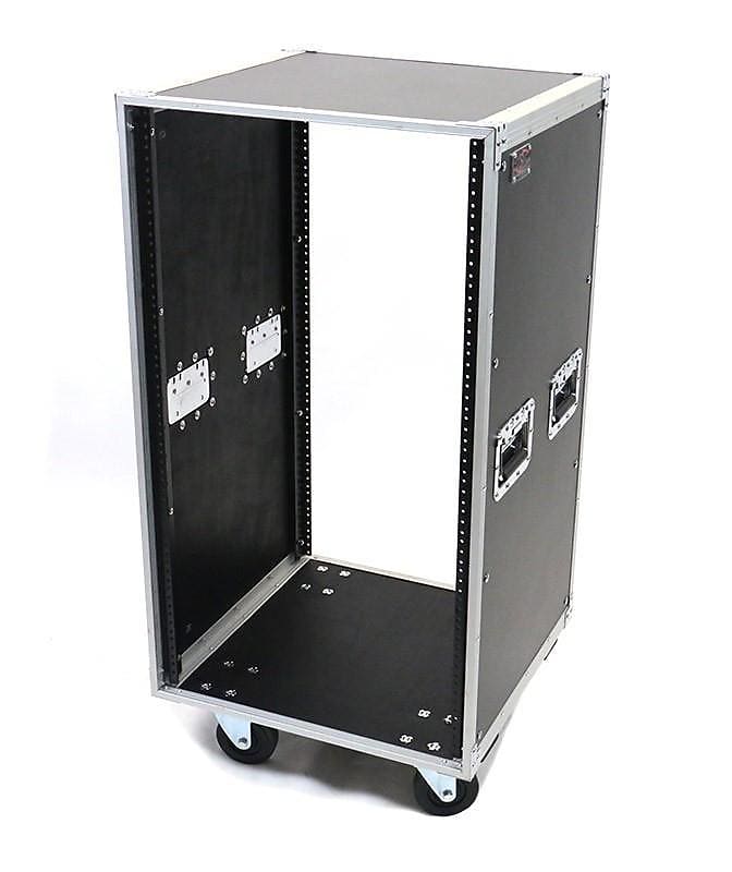 OSP KD20U 20 Space Deluxe Studio Rack With Handles and Casters image 1