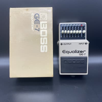 BOSS GE-7 1983年 日本製 MADE IN JAPAN Boss GE-7 Modified True Bypass & Noiseless Equalizer Made In