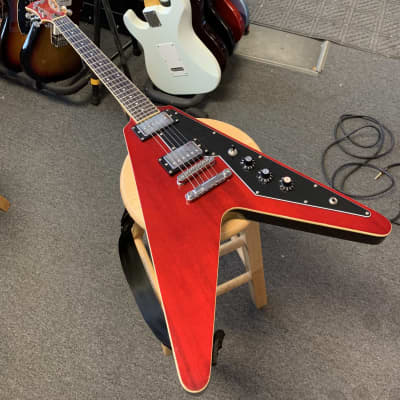 Pure Salem Bruiser Flying V - Red image 13