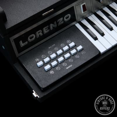 (Video) *Serviced* c.1970s Super Rare Lorenzo Electronic Electric Combo Organ Italian Synth |  37 Keys, 2 Voices, Preset Chords |  Vintage & Rare Analog Synthesiser | Made in Italy |  Flute String Vibrato Built-in speakers image 3