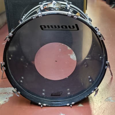 Classic 1970s Ludwig Smoke Vistalite 14 x 22" Bass Drum - Looks Really Good - In Your Face Tone! image 8