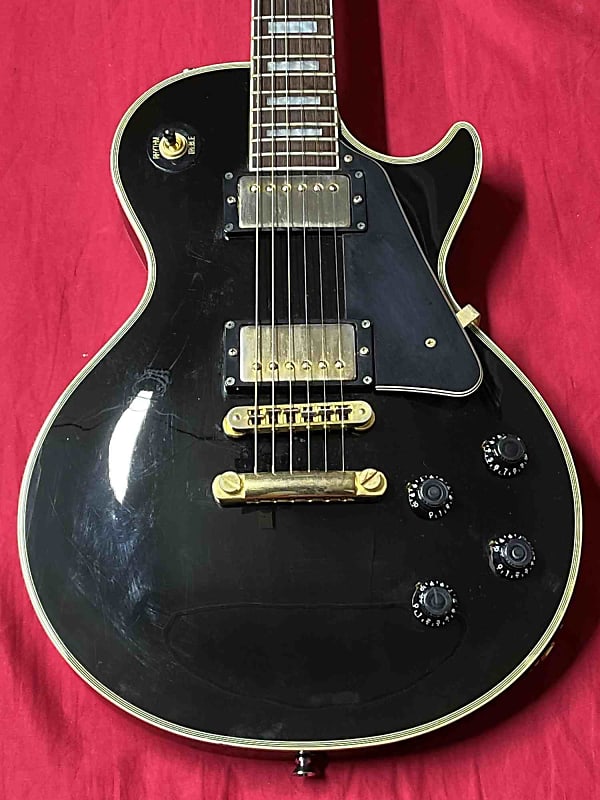 Burny RLC-55 Black LP Custom Type 2003 Electric Guitar | Reverb Burny RLC-55 Black LP Custom Type 2003 Electric Guitar | Reverb