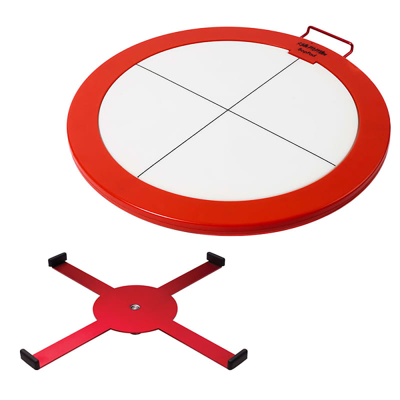 Keith McMillen Instruments BopPad Red Fabric Drum Pad (Red) w/ BopPad Mount