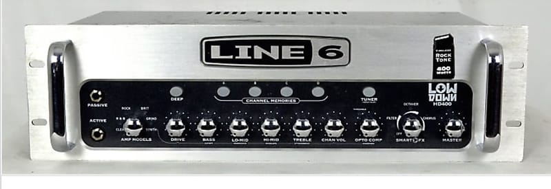 Line 6 HD 400 Silver Bass Amp image 1
