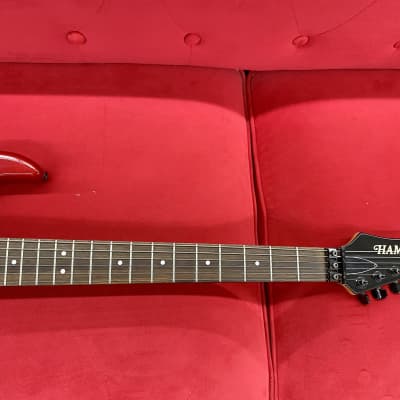 Hamer USA Diablo Electric Guitar 1990's - Transparent Red with Lace Sensors image 4
