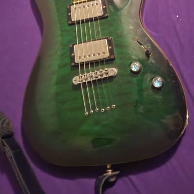 Schecter C-1 Classic 2009 - Deep Sea Green for sale