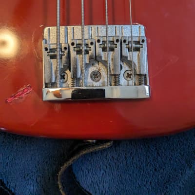 Fender Musicmaster Bass 1972 - 1975 - Dakota Red image 2