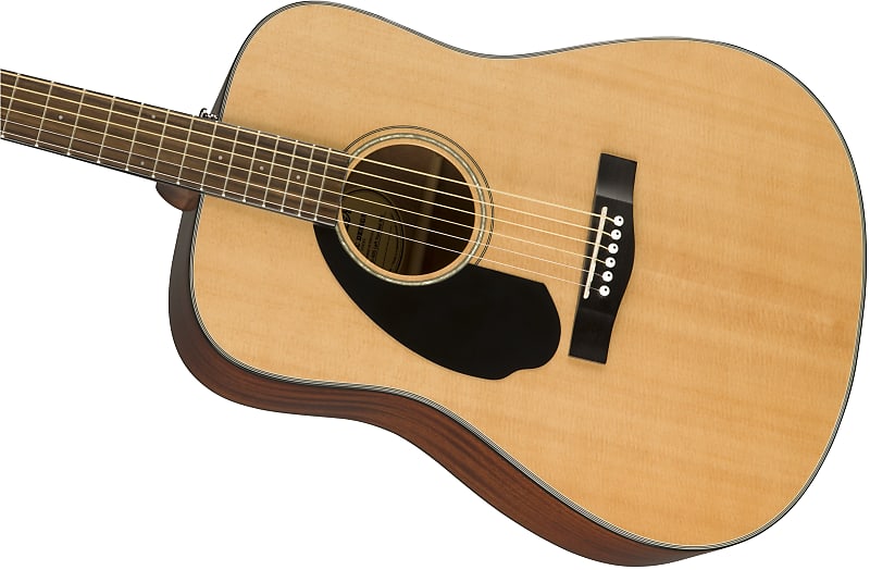 Fender CD-60S Solid Top Dreadnought Acoustic Guitar, Left Handed 