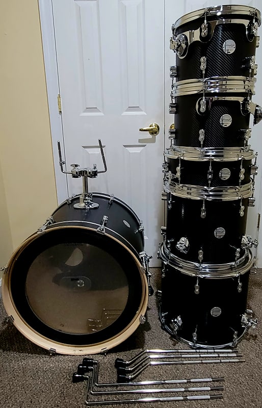 PDP Concept Maple 6pc kit in Carbon Fiber wrap finish Reverb