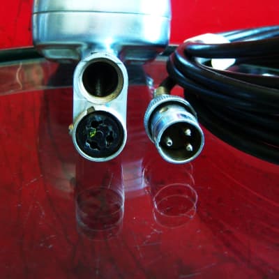 Vintage 1940's Shure 737A crystal super cardioid microphone / retro mod dynamic Satin Chrome w period cable 55 55S 708A # 2 image 10