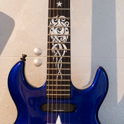 Schecter CXT Artist Modell Trouble Valli 2002 - Blau