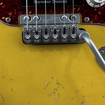 Custom/Hybrid Stratocaster, Relic, Aged Buttercream image 4