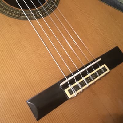 Yamaha C-300 concert classical guitar 1970s Solid Spruce and rosewood back and sides image 7