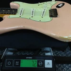 Fender Custom Shop '63 Stratocaster 9239991856 2013 Faded Shell Pink image 11