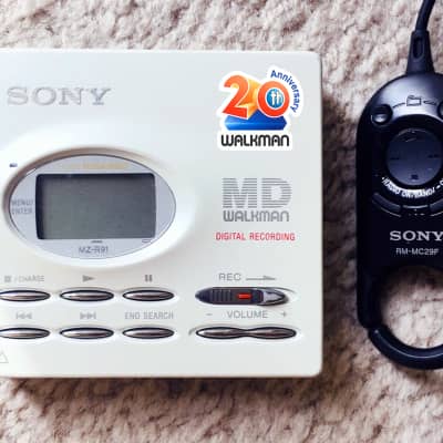 Sony MZ-R91 Walkman MiniDisc Player, Excellent White !! Working  !! image 2